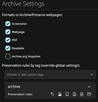 Linkwarden dashboard.